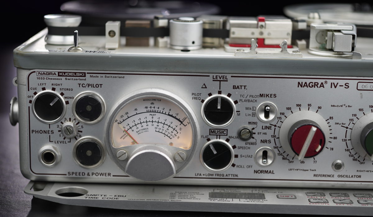 Nagra IV-S close up modulometer